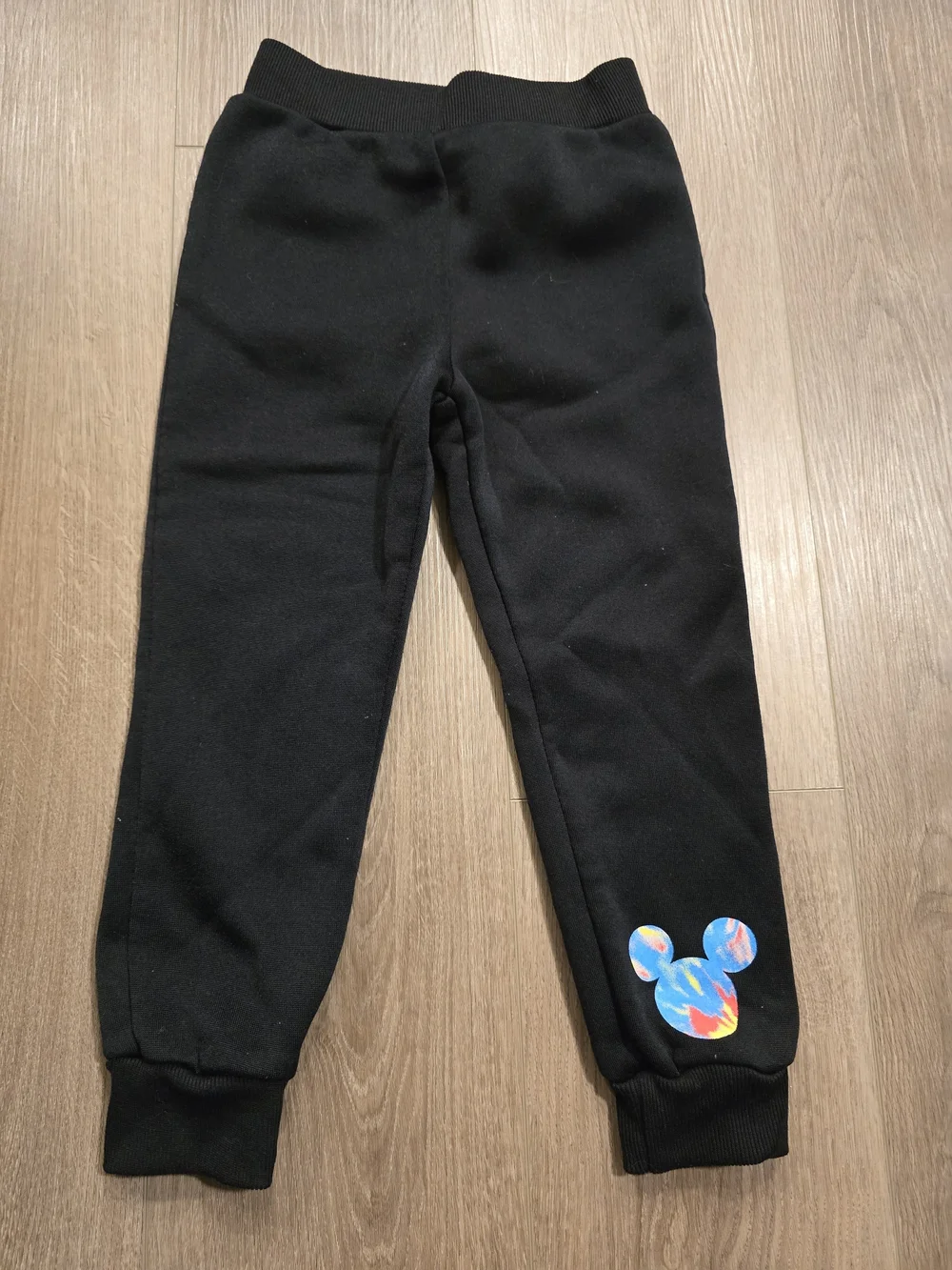 Disney Mickey Mouse Toddler 2 Piece Hoodie Jogger Set Gray Tie Dye Size 4
